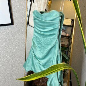 House of CB | Dresses | House Of Cb Jasmine Jade Draped Strapless
